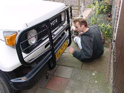 Mounting the bullbar
