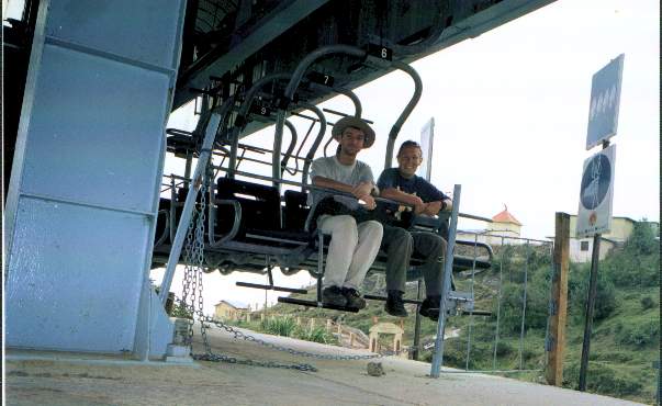 De stoeltjeslift in Auli.