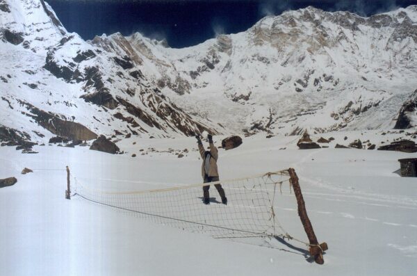 Volleyballen op 4130 m