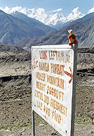Teigetje voor de Nanga Parbat, Pakistan