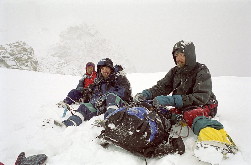 The ascent of Lobuche East