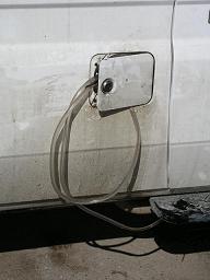 Diesel via de verkeerde kant