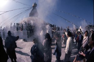 The Tibetan New Year ceremony