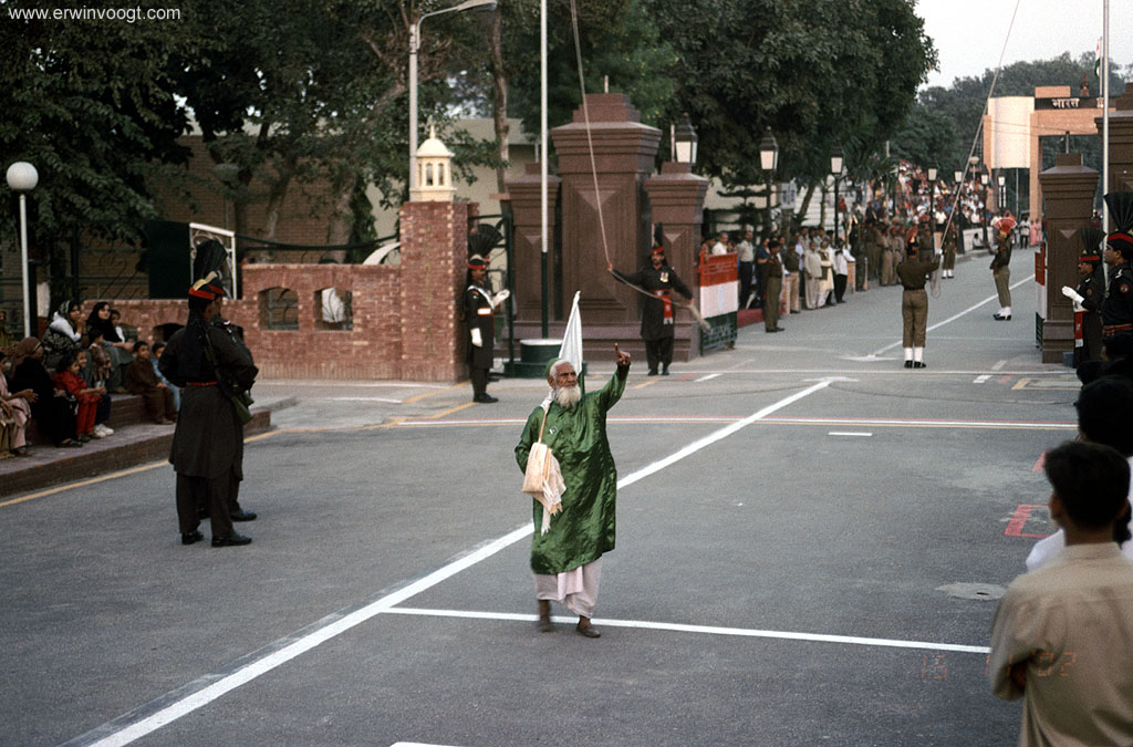 The border between Pakistan and India